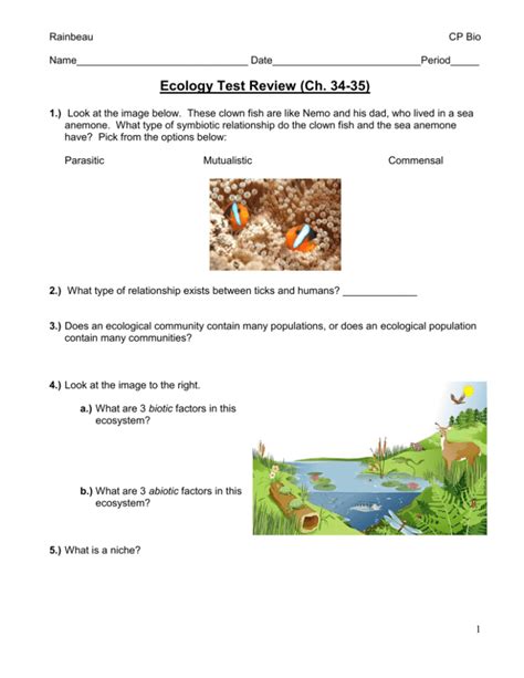 test review packet change over time ecology environmental impact|The Living World: Biodiversity .